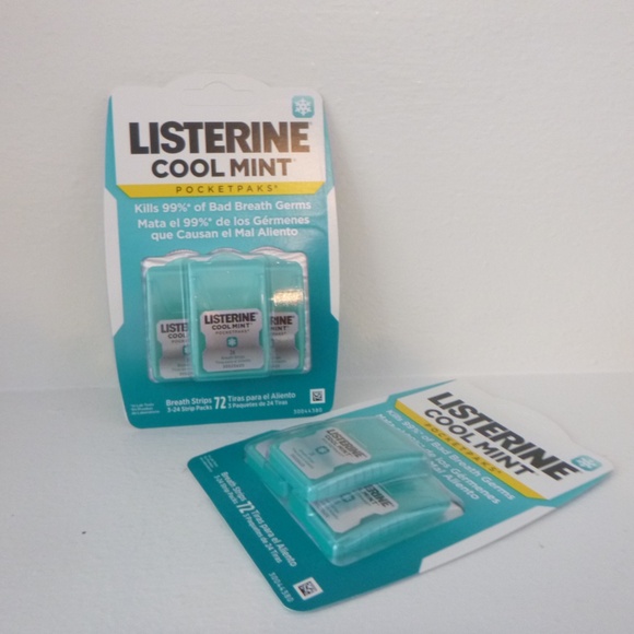 2 LISTERINE COOL MINT BREATH SSTRIPS POCKET PACK - Picture 4 of 5